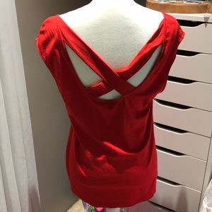 Cross Back off shoulder tee